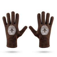 Thumbnail for Aviation Finger Print Designed Gloves