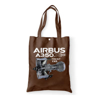 Thumbnail for Airbus A350 & Trent Wxb Engine Designed Tote Bags