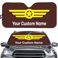 Thumbnail for Custom Name (Badge 1) Designed Car Sun Shade