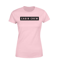 Thumbnail for Cabin Crew Text Designed Women T-Shirts