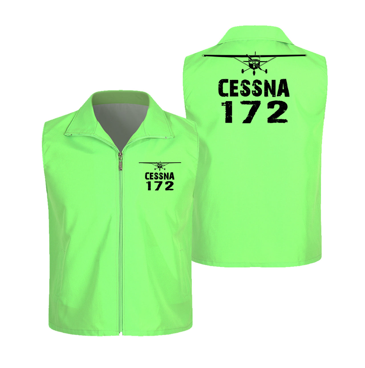Cessna 172 & Plane Designed Thin Style Vests