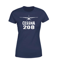 Thumbnail for Cessna 208 & Plane Designed Women T-Shirts