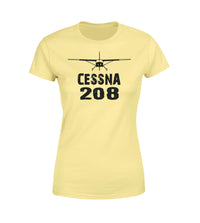 Thumbnail for Cessna 208 & Plane Designed Women T-Shirts