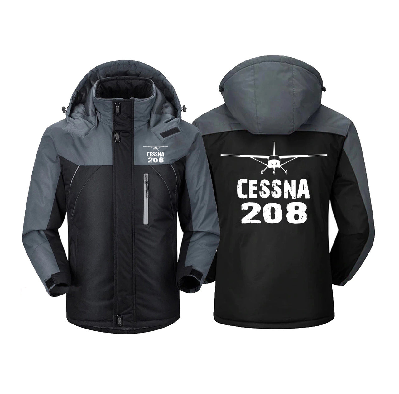 Cessna 208 & Plane Designed Thick Winter Jackets