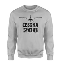 Thumbnail for Cessna 208 & Plane Designed Sweatshirts