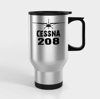 Thumbnail for Cessna 208 & Plane Designed Travel Mugs (With Holder)