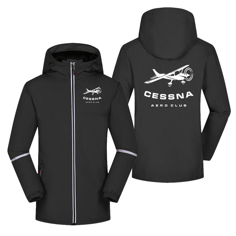 Cessna Aeroclub Designed Rain Coats & Jackets