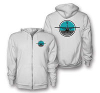 Thumbnail for Cessna & Gyro Designed Zipped Hoodies