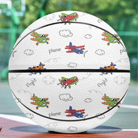 Thumbnail for Colorful Cartoon Planes Designed Basketball