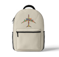 Thumbnail for Colourful Airplane Designed 3D Backpacks