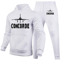 Thumbnail for Concorde & Plane Designed Hoodies & Sweatpants Set