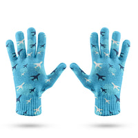 Thumbnail for Cool & Super Airplanes Designed Gloves