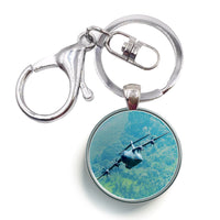 Thumbnail for Cruising Airbus A400M Designed Circle Key Chains