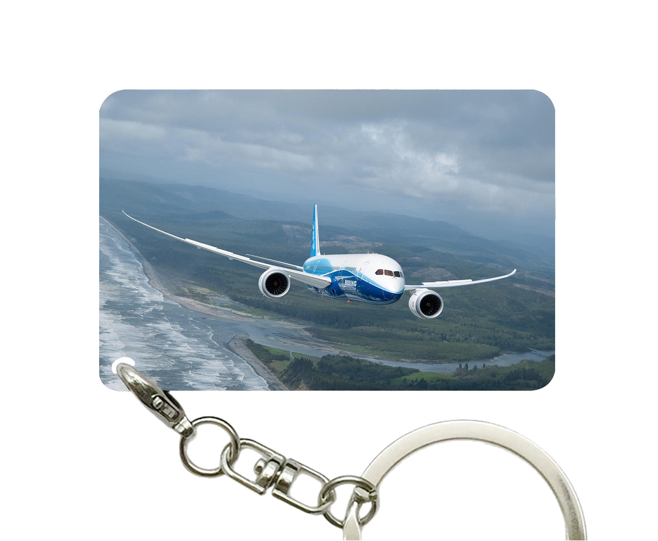 Cruising Boeing 787 Designed Key Chains