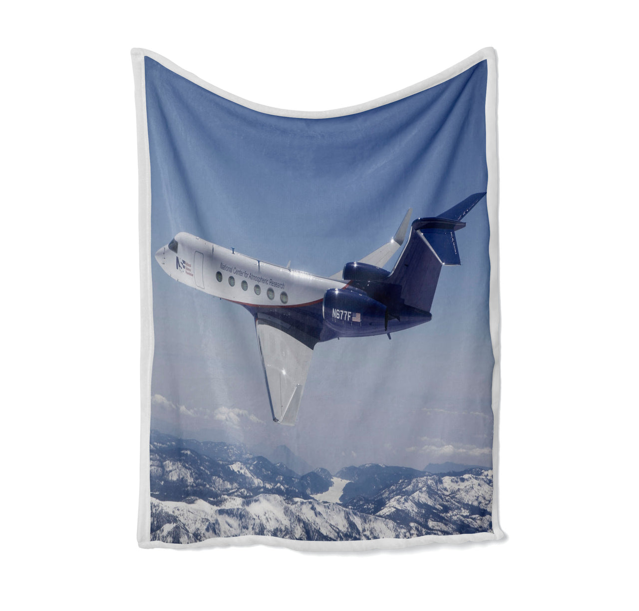 Cruising Gulfstream Jet Designed Bed Blankets & Covers