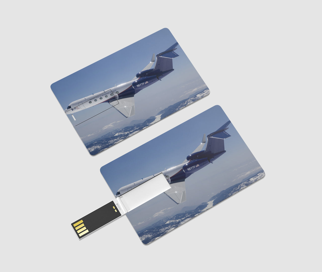 Cruising Gulfstream Jet Designed USB Cards