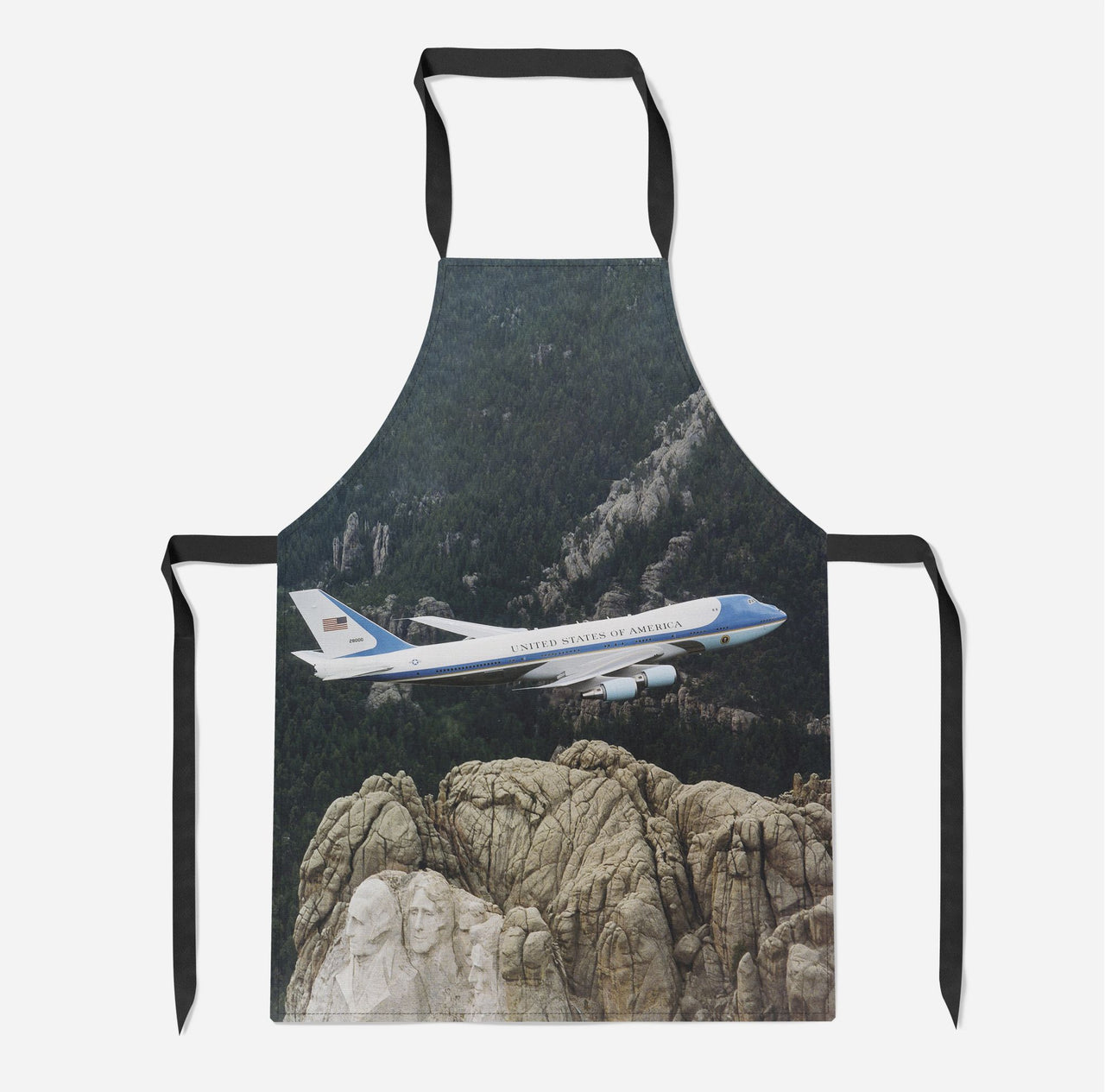 Cruising United States of America Boeing 747 Printed Pillows Designed Kitchen Aprons