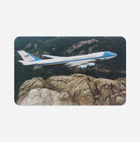 Thumbnail for Cruising United States of America Boeing 747 Printed Pillows Designed Bath Mats