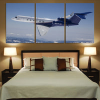 Thumbnail for Cruising Gulfstream Jet Printed Canvas Posters (3 Pieces) Aviation Shop 