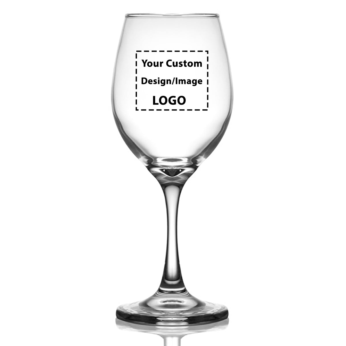 Custom Design/Image/Logo Designed Wine Glasses