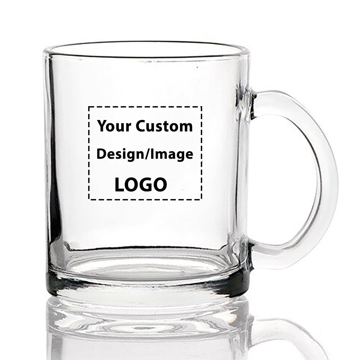 Custom Design/Image/Logo Designed Coffee & Tea Glasses