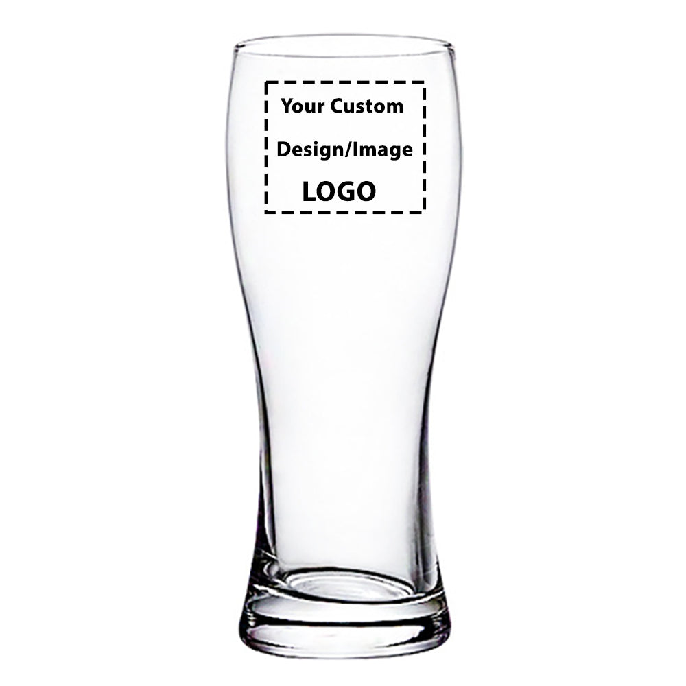 Custom Design/Image/Logo Designed Pilsner Beer Glasses