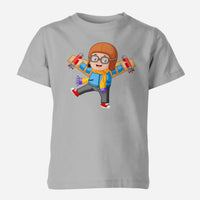 Thumbnail for Cute Little Boy Pilot Costume Playing With Wings Children T-Shirts