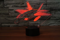 Thumbnail for Very Detailed Fighting Falcon F35 Designed 3D Lamp Aviation Shop 
