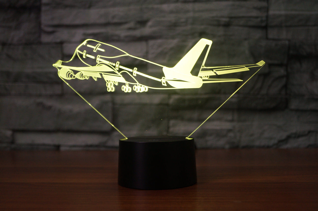 Departing Boeing 747 3D Lamps Pilot Eyes Store 