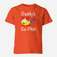Thumbnail for Daddy's Co-Pilot (Helicopter) Designed Children T-Shirts