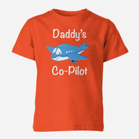 Thumbnail for Daddy's Co-Pilot (Jet Airplane) Designed Children T-Shirts
