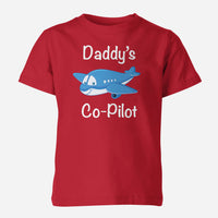 Thumbnail for Daddy's Co-Pilot (Jet Airplane) Designed Children T-Shirts