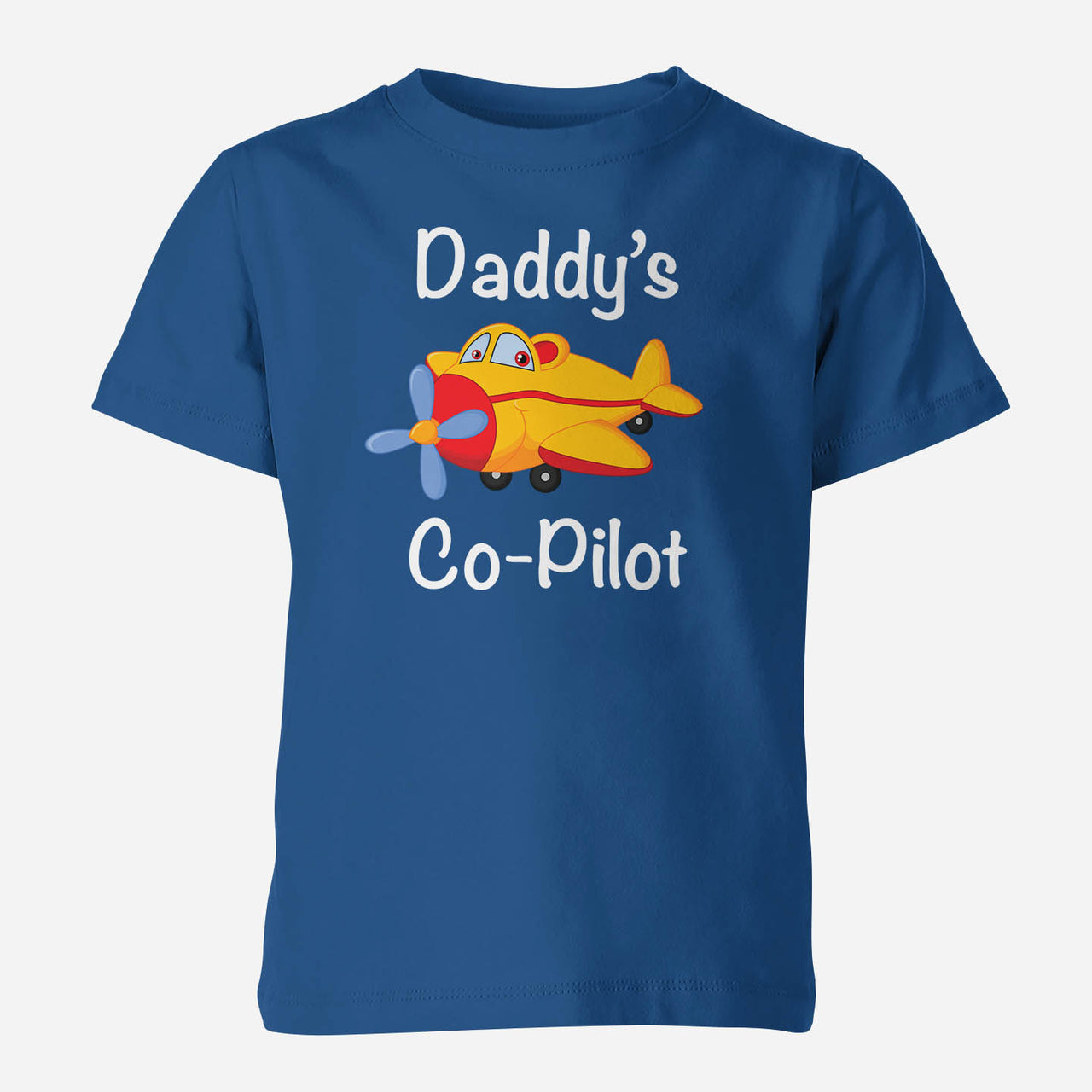 Daddy's Co-Pilot (Propeller1) Designed Children T-Shirts