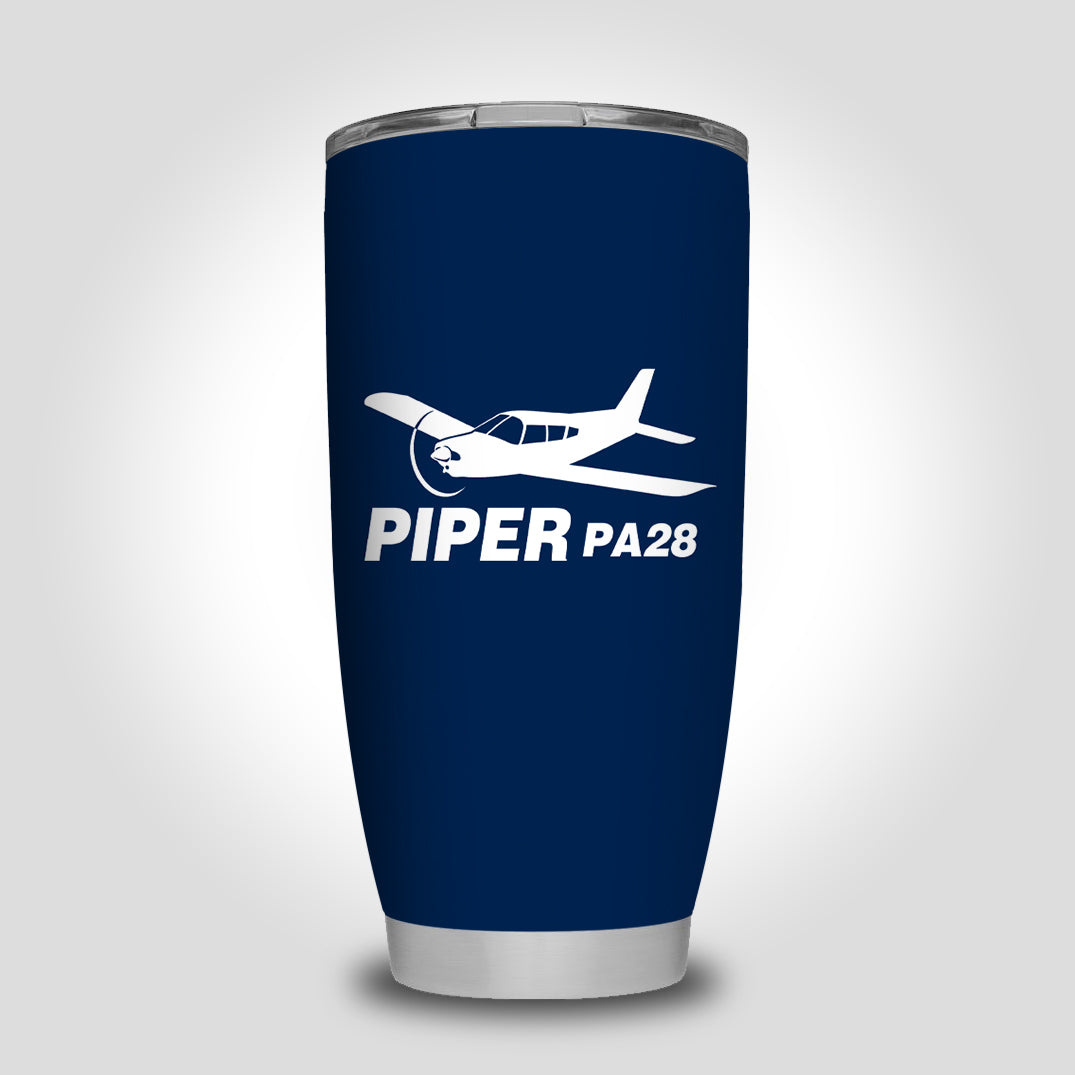 The Piper PA28 Designed Tumbler Travel Mugs
