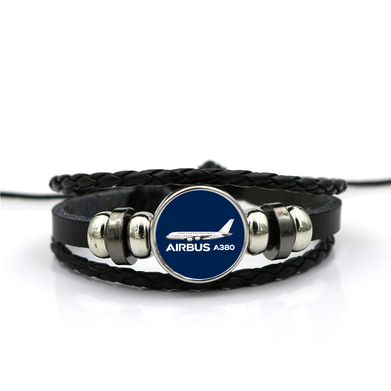 The Airbus A380 Designed Leather Bracelets