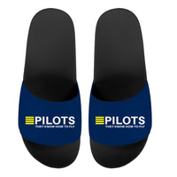 Thumbnail for Pilots They Know How To Fly Designed Sport Slippers