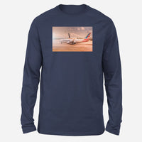 Thumbnail for American Airlines Boeing 767 Designed Long-Sleeve T-Shirts