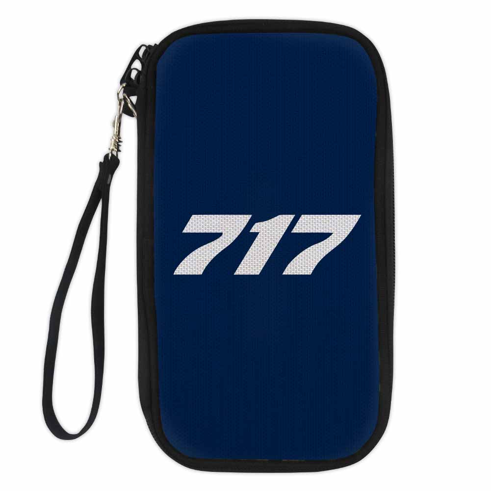 717 Flat Text Designed Travel Cases & Wallets