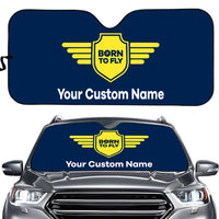 Thumbnail for Custom Name (Badge 5) Designed Car Sun Shade