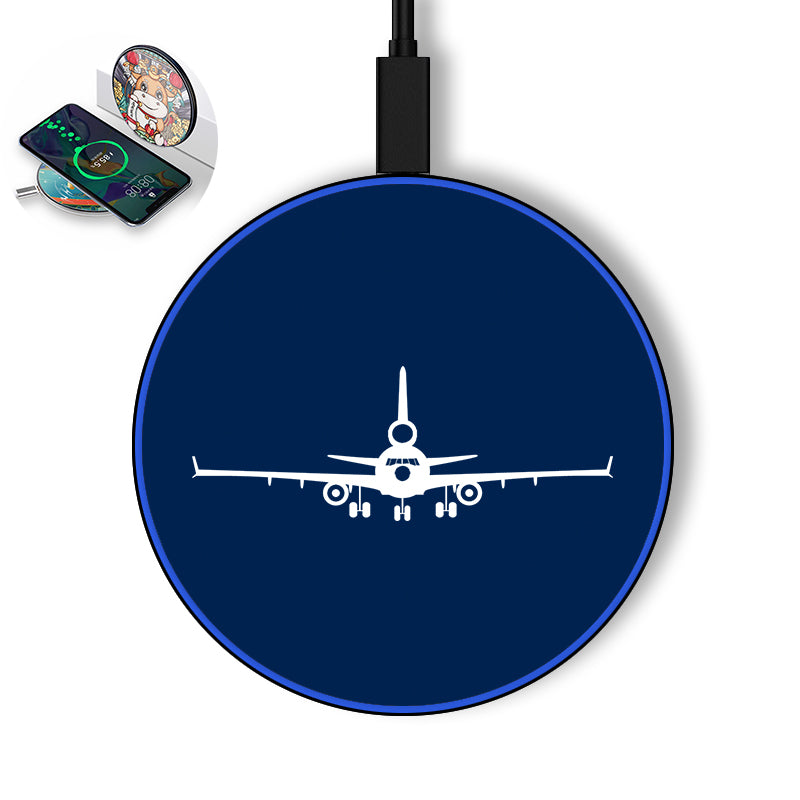 McDonnell Douglas MD-11 Silhouette Plane Designed Wireless Chargers