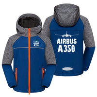 Thumbnail for Airbus A350 & Plane Designed Children Polar Style Jackets