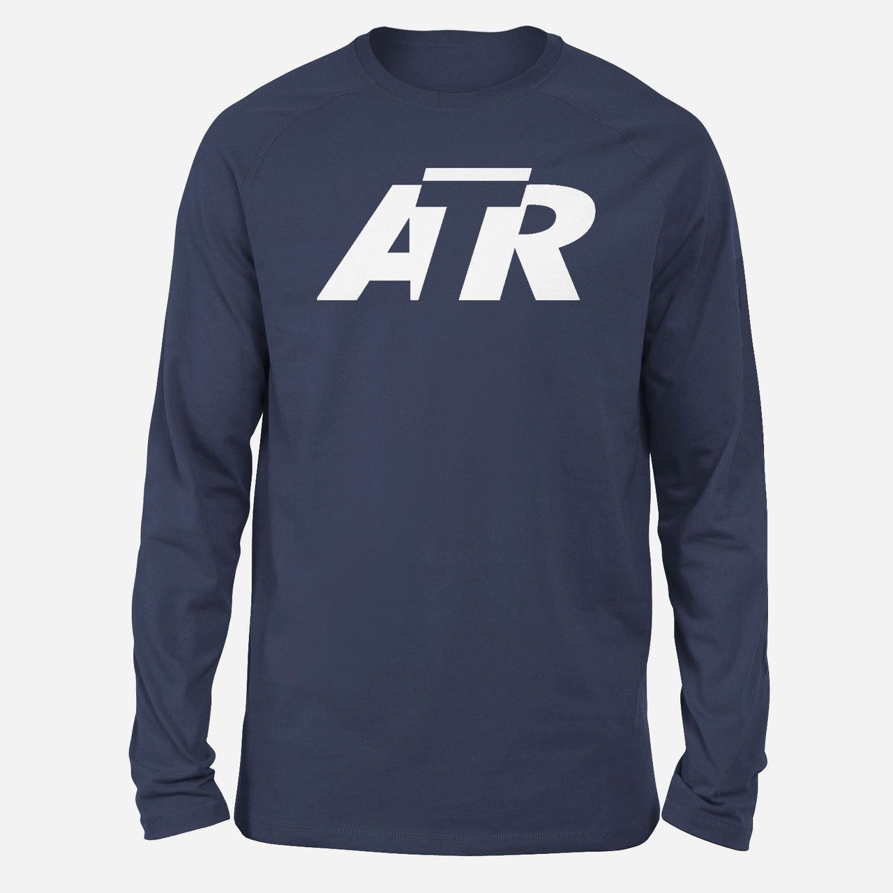 ATR & Text Designed Long-Sleeve T-Shirts