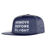 Thumbnail for Remove Before Flight Designed Snapback Caps & Hats