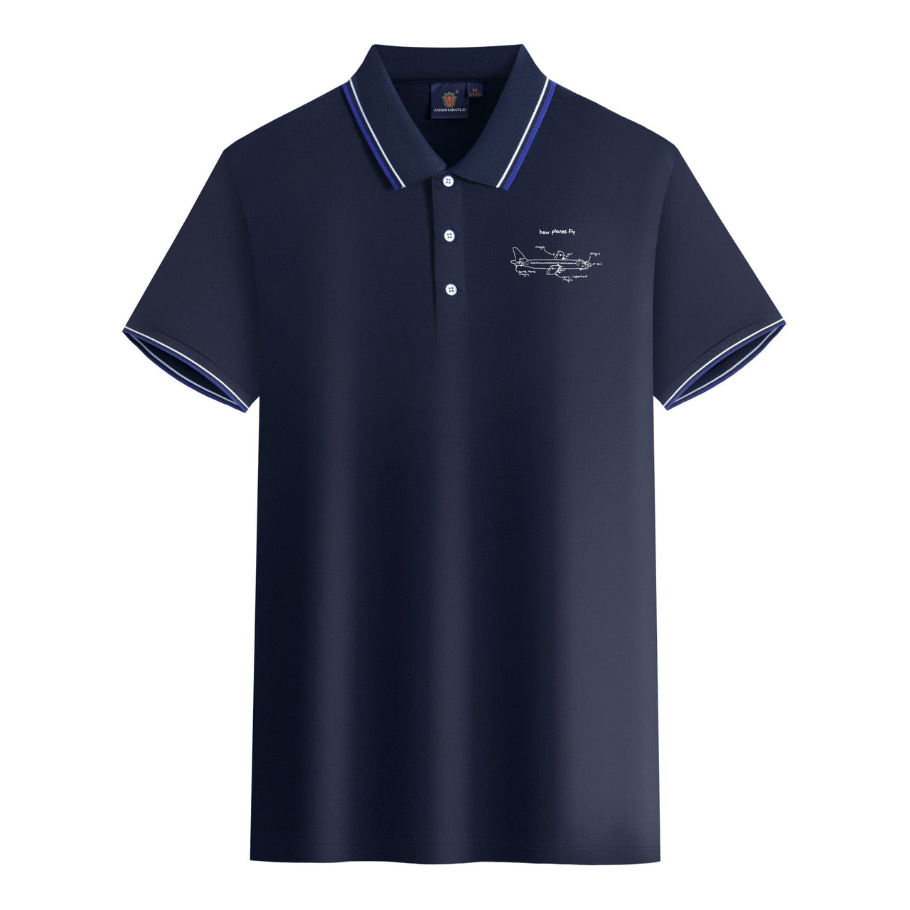 How Planes Fly Designed Stylish Polo T-Shirts