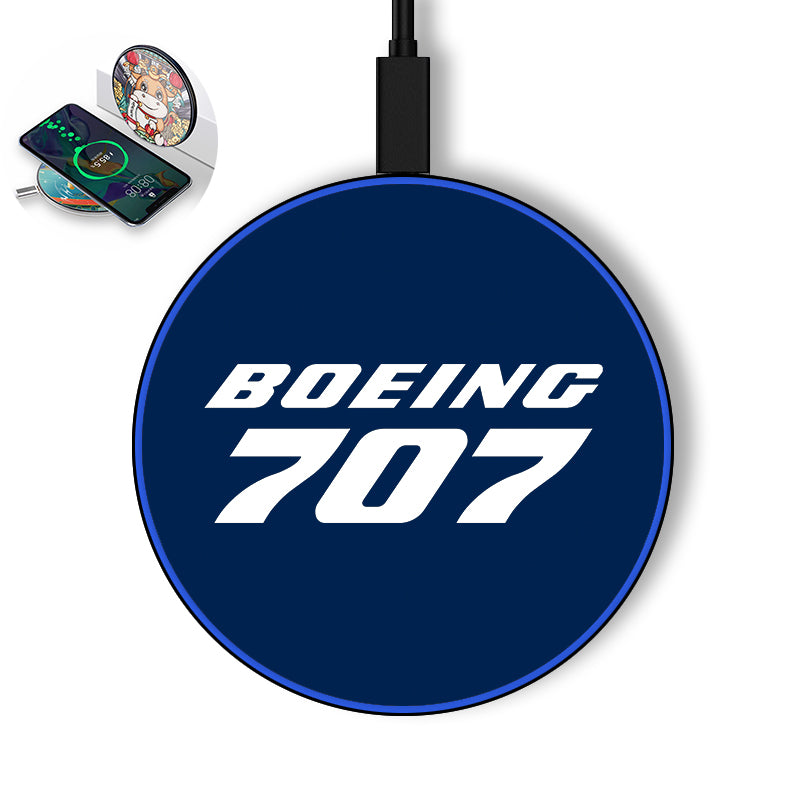 Boeing 707 & Text Designed Wireless Chargers