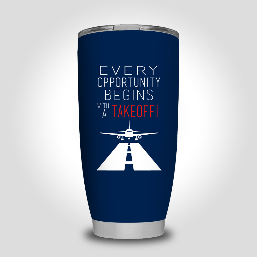 Every Opportunity Designed Tumbler Travel Mugs