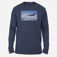Thumbnail for Cruising Gulfstream Jet Designed Long-Sleeve T-Shirts