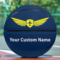 Thumbnail for Custom Name (Badge 2) Designed Basketball