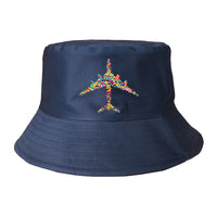 Thumbnail for Colourful Airplane Designed Summer & Stylish Hats