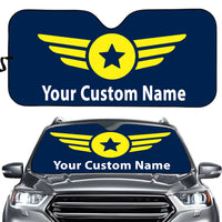 Thumbnail for Custom Name (Badge 4) Designed Car Sun Shade